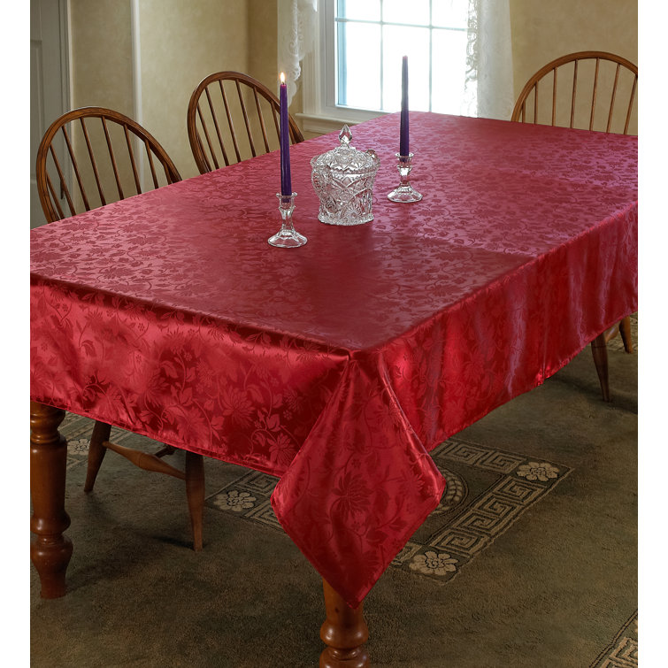 Charlton Home® Wiersma Rectangular Floral Tablecloth & Reviews Wayfair